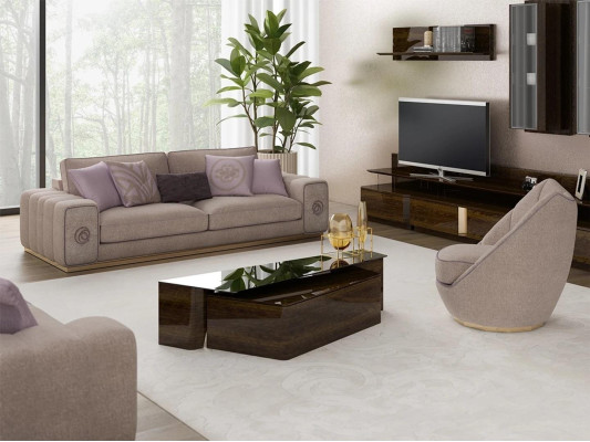 Luxury Furnishings Sofa set Complete with Coffee table Living room Set 5 pieces