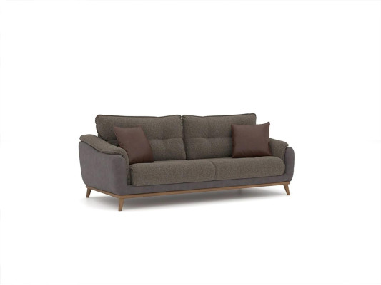 Sofa set 3-piece Armchair Modern 2x Sofa Couch three-seater Upholstered furniture Living room