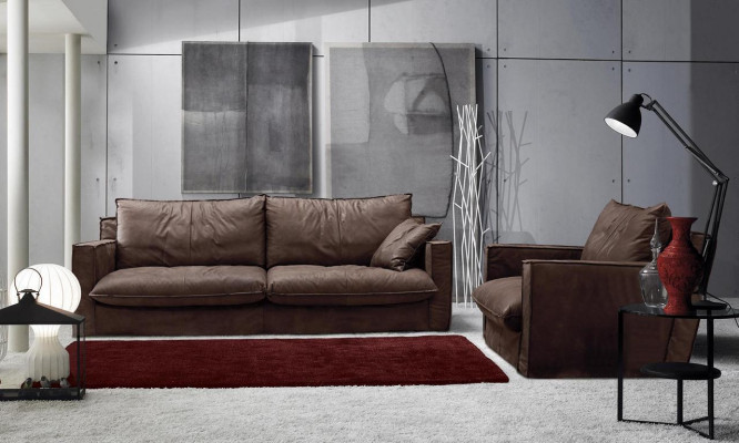 Sofa set 3+1 Seater Luxury Suite Set Sofas Armchair Leather Sofa Living room