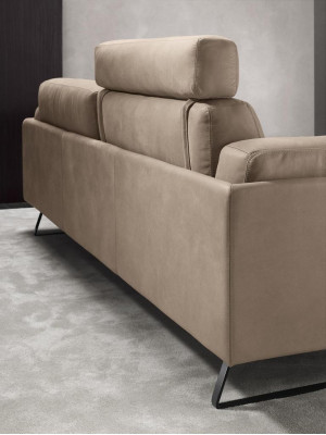 Luxury Three Seater Sofa 3 Seat Sofas Modern Furniture Couches Beige Couch