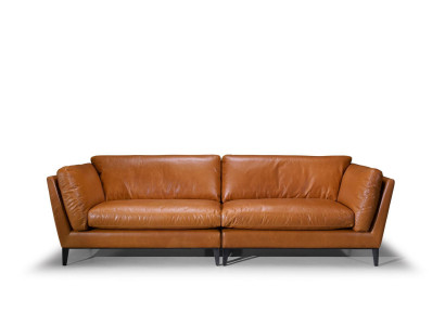 Sofa 3 Seater Brown Luxury Design Furniture Living room Furniture Leather Prianera Style new