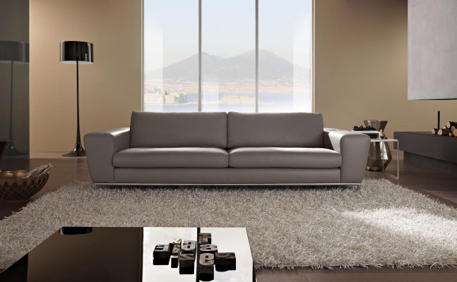 Modern Couch Leather Sofas Design Sofa Three Seater Seat Gray Sofa 3 Seat Prianera