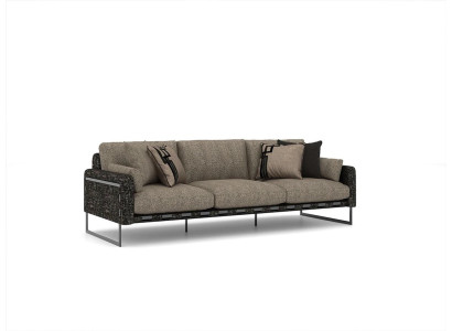 Luxury Upholstered furniture Three Seater Sofa Couches Textile Living room new Furniture
