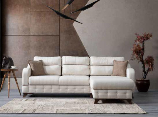 Luxurious Living room sofa Sofa L-shape Modern Comfortable in Bleach new