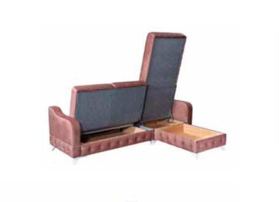 Luxurious Living room sofa Sofa L-shape Modern Comfortable in Pink Color new