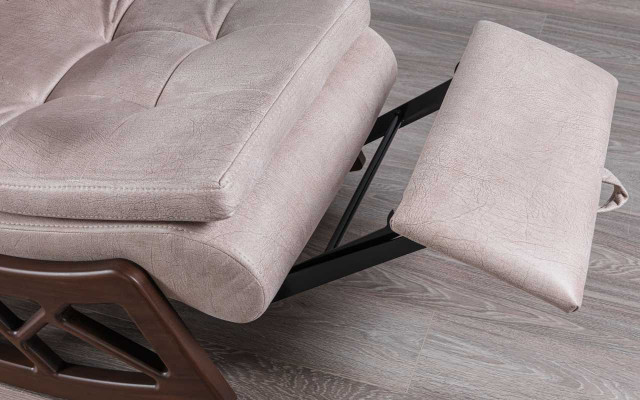 Modern Wood Rocking Chair Noble Living room Relax Furniture Wooden frame new