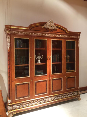 Office Bookcase Filing cabinet Luxury Furniture Style Antique Wardrobe Cabinets Baroque