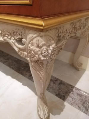Buffet Sideboard Chest of drawers with Mirror Real Wood Baroque Rococo new 2-piece. Chests of drawers
