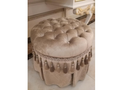 Elegant Design Stool Side Pufa Footstool Bedroom Living room