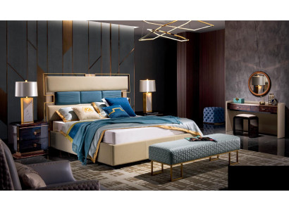 Bed Upholstery Design Luxury Wood Double Hotel Decorative Beds Marriage Sleep Room