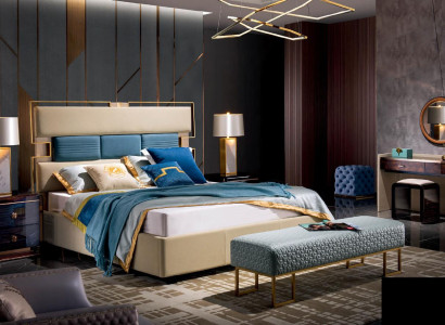 Bed Upholstery Design Luxury Wood Double Hotel Decorative Beds Marriage Sleep Room