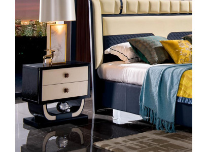 Bedside table 2x Wood Bedside tables Table Consoles Night Modern Style