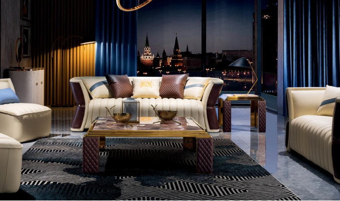 Designer Classic r Coffee table Side table Sofa Living room Table Furniture