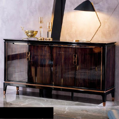 Designer Chest of drawers Sideboard Side Decorative Low Board Wardrobe Living Room Shelf