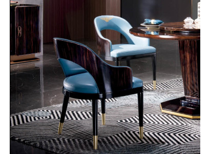 Chair Tron Armchair Set Dining room Designer Wood Modern Style Single Seater