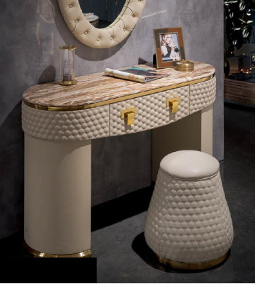Elegant designer decorative stool side pufa footstool living room bedroom