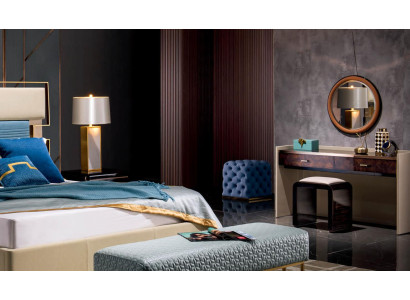 Dressing table Mirror Stool Noble Console Chest of drawers Bedroom 3pcs