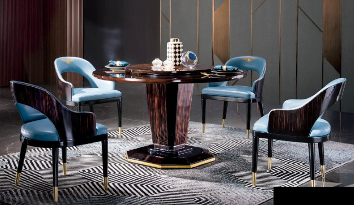 Dining Chair Room Set Seat Suite 4x Chairs Modern Upholstery Lehn Design