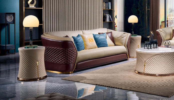 Designer Sofa 3 Seater Couch Upholstery Sofas Designsofa new Seat three-seater
