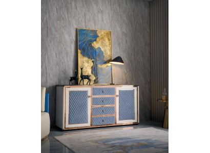 Chest of drawers Modern sideboards 4 drawers 2 doors tall cabinet