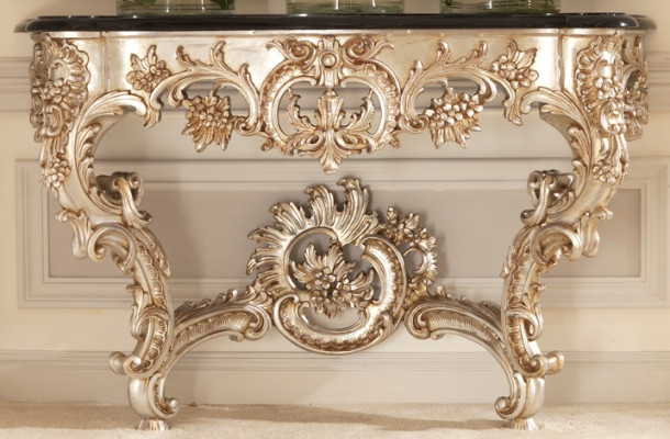 Rosette console table in Classic n style