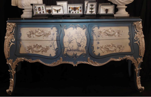 Chest of drawers Sideboard Wood Wardrobe Sideboard Italian design luxury Furniture Real wood