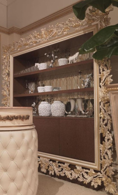 Display case Wardrobe Shelf Living room Bookshelf Wood Office cupboard Cabinets Italy