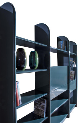 Books Wardrobe Shelf Double Divider Study room Living room Italy Furniture