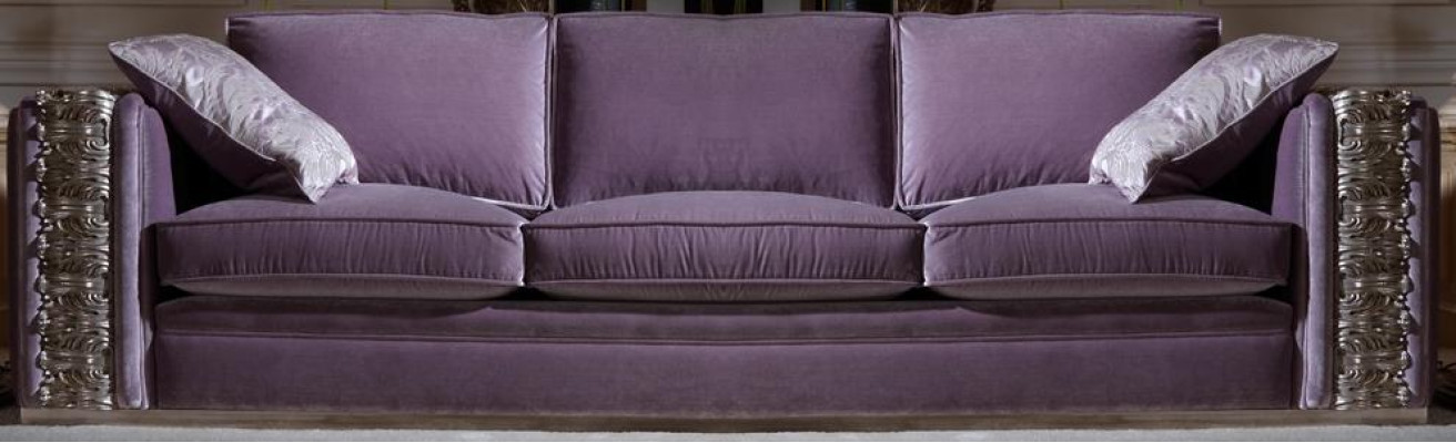 Classic s Sofa Big xxl Couch Sofas Living room Textile Four Seater Italian