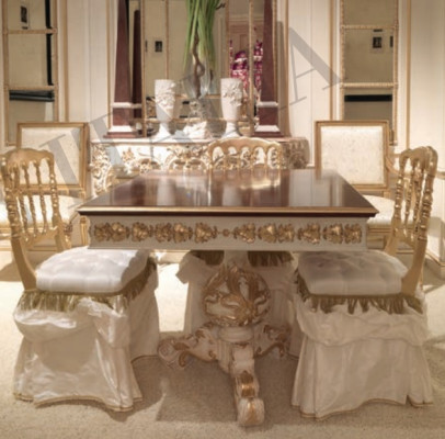 Dining table Wood Dining room Tables Design Wood Luxury Furniture Italy