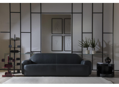 Sofa Living room Furniture Three Seater Sofas Italian Leather Couch Luxury Upholstery