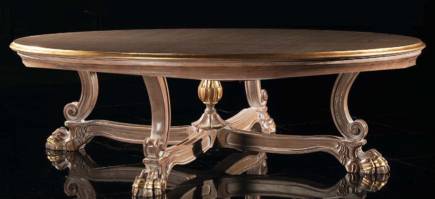 Wood Table Dining room Tables Living room Italian Furniture Dining table Classic new