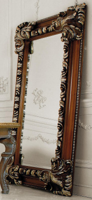 Classic r Design Mirror Italian Wall mirror Wood Stand Wall Mirror new