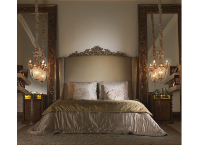 Chesterfield Large Bed Headboard Beds Baroque Rococo Royal Style Furniture