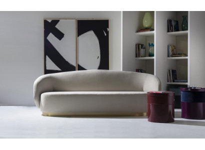 Sofa Three Seater Design Luxury Furniture Wood White Design Furniture from Italy Classic