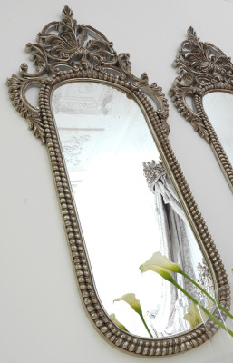 Mirror Baroque Rococo Wall mirror Stand Mirror Italian Furnishings new