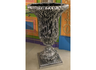 Antique rare Soviet flower vase silver for Living room rare Russia