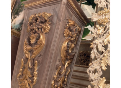 Vases Flower Stand Vase Stand Solid Wood Baroque Rococo Italian Design