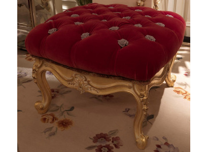 Footstool Living room Stool Furniture Chair Stool Italian Furnishings Velvet new