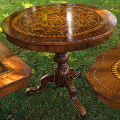 Dining table Round Table Dining room Living room Suite Wood Design Tables Round new