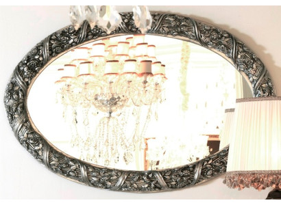 Mirror Design Wall mirror 140x90 cm Baroque Rococo Italian Furnishings Furniture