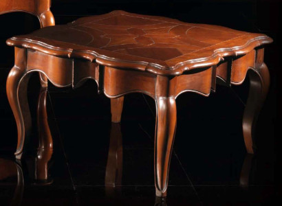 Baroque Rococo Side table Coffee table Table Real wood Furniture Tables Italy new