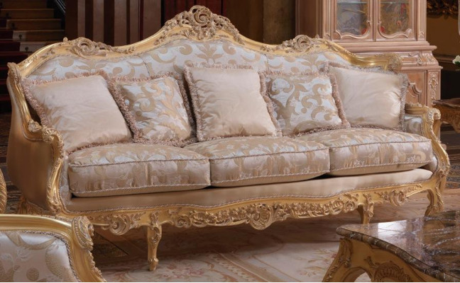 Classic s three-seater sofa brown furniture