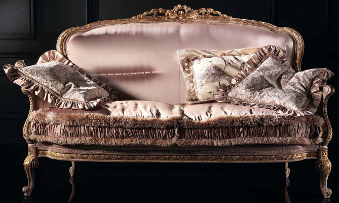 Design Upholstery Textile Sofas Couches Luxury Sofa 2 Seater Furniture Couch Furnishings