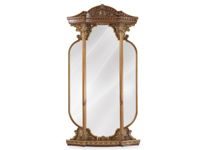 Wall mirror Mirror Carving Italian Furnishings Furniture 125x224cm new