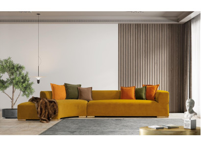 XXL Corner sofa big Sofa Living landscape Living room Corner suite Corner sofa