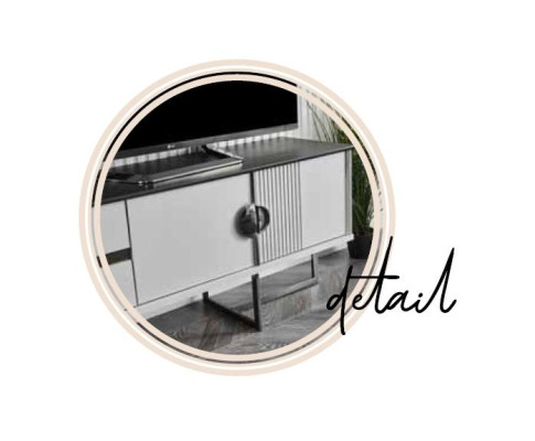 Wall unit TV cabinet tv stand low sideboard + White Coffee table Wood