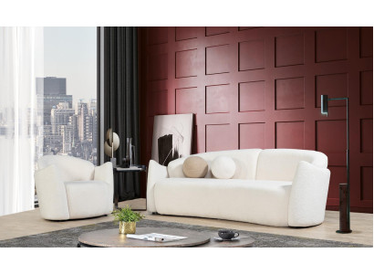 Living room Textile Design Luxury Sofa set Couch Sofa 3+1 Seater