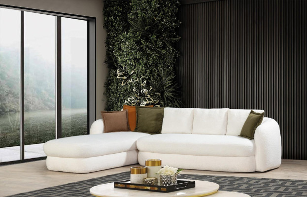 Living room Textile Design Luxury Sofa set Couch Sofa 3+1 Seater