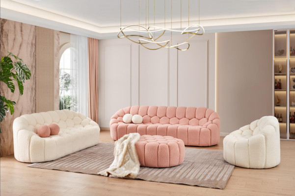 Luxury Armchair Club TV Lounge Relax Chair Textile Furnishings Furniture